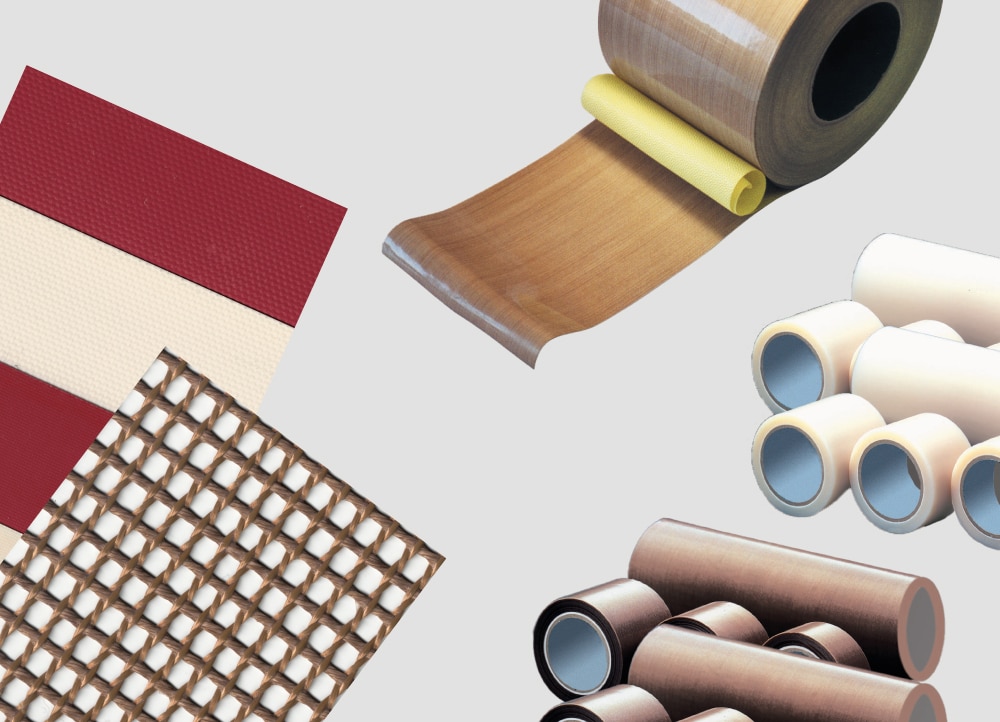 Tissus de verre, Tissus d’aramide, enduits de PTFE ou de silicone